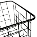 Miniatyrbillede 4 af 9: Sort LOFT frugtkurv i slidstærkt metal til alsidig opbevaring