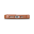 Miniatyrbillede 4 af 9: Naturligt læder etui til iPhone 14 MagSafe etui Lædercover lysebrun