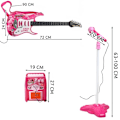 Miniatyrbillede 3 af 7: Guitar + mikrofon + forstærker rose 22407