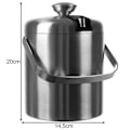 Miniatyrbillede 3 af 11: Isspand - tang + ske Ruhha 21159