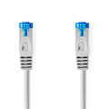 Pikkukuva 1 / 3: CAT6a verkkokaapeli | S/FTP | RJ45 uros | RJ45 uros | 5.00 m | Snagless | Pyöreä | LSZH | Harmaa | Label