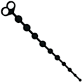 Miniatyrbild 5 av 7: Intense - Jaiden Anal Beads Black