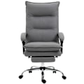 Miniatyrbillede 1 af 10: Massage Kontorstol Skrivebordsstol Med Vippefunktion, Højdejusterbar 114-121,5Cm, Varmefunktion, Fodstøtte, Lænefunktion