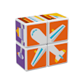 Miniatyrbillede 3 af 4: Geomag Magicube Transport 7 Stk
