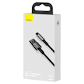 Miniatyrbillede 5 af 9: Stærkt flettet kabel USB Iphone Lightning 2,4 A 2 m sort