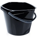 Miniatyrbillede 1 af 8: Sort plastspand 14 l