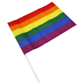 Miniatyrbild 2 av 2: Pride - Lgbt Flag Large Vimpel