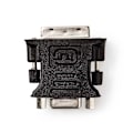 Miniatyrbillede 1 af 4: DVI-adapter | DVI-I 24+5-Pin Han | VGA Hun | Nikkelplateret | Lige | PVC | Sort | Box