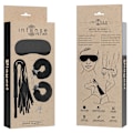 Pikkukuva 7 / 7: Intense - Fetish Erotic Playset 1 käsiraudoilla, sokealla naamiolla ja Floggerilla