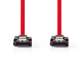 Pikkukuva 2 / 3: SATA kaapeli | 1.5 Gbps | SATA 7-Pin naaras | SATA 7-Pin naaras | Niklattu | 0.50 m | Litteä | PVC | Punainen | Laatikko