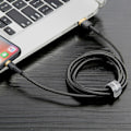 Pikkukuva 6 / 9: Kestävä joustava kaapeli USB-kaapeli Iphone Lightning QC3.0 1.5A 2M musta ja kulta