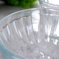 Miniatyrbillede 4 af 9: Tre elegante dessertskåle i glas, tåler opvaskemaskine