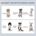 Miniatyrbillede 5 af 10: Hundeskålskuffe Rustfrit Stål Dobbeltskål Medium Hundegrå Foderstation