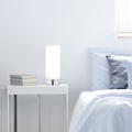 Miniatyrbild 2 av 8: Dimbar bordslampa med USB