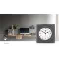 Miniatyrbillede 6 af 7: Analogt Bord Vækkeur | Snooze funktion | Baggrundslys | Grå / Hvid