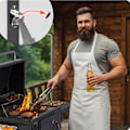 Miniatyrbillede 7 af 9: Berdsen BD-892 sort kulgrill med låg