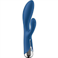 Miniatyrbillede 1 af 8: Satisfyer - Spinning Kanin 1 Klitoris Og G-Spot Stimulation Blå
