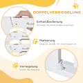 Miniatyrbild 6 av 10: Dörr Säkerhetsgrind Trappport Hundgrind Justerbar 75-96cm Autostängning