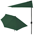Miniatyrbillede 1 af 10: Haveparasol semivægparasol til terrassen 2,7 m grøn