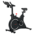 Miniatyrbillede 1 af 10: Liggende ergometer til hjemmemotionscykel med magnetisk modstand, LCD-skærm, siddende ergometer med justerbart sæde og håndtag, tabletholder, flaskeho