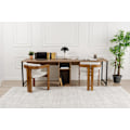 Miniatyrbillede 3 af 9: Study Desk Twin Study Desk - Atlantic Pine, Sort