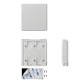 Miniatyrbillede 4 af 6: Kopholder foldbar justerbar hvid