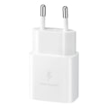 Miniatyrbild 3 av 5: USB-C 15W PD AFC väggladdare + vit USB-C-kabel