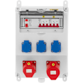 Miniatyrbild 2 av 4: Elcentral 3 x Schuko 2 x CEE jordfelsbrytare 2 x installation