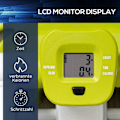 Pikkukuva 5 / 10: Mini stepper kotiin, liukumaton ylös-alas stepperi LCD-näytöllä, stepper kotitreeni kahdella suurella polkimella, teräs, keltainen