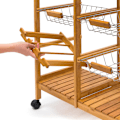Miniatyrbillede 5 af 8: Serveringsvogn JAMES XXL med 3 kurve