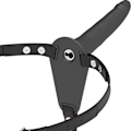 Miniatyrbillede 1 af 7: Fetish Submissive Harness - Sort Silikone Vibrator 15 Cm