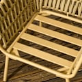 Miniatyrbillede 10 af 10: 4-Delt Havemøbelsæt I Rattan, Siddeområde Med 1 Sofabord, 2 Lænestole, 1 Dobbelt Sofa, Havesæt Med Hynder, Siddesæt, Stål, Kaki