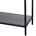 Miniatyrbillede 9 af 10: Konsolbord, Indgangsbord, Sidebord, 2 Skuffer, Nederste Hylde, Stål, Grå, 120 X 30 X 81,5 Cm