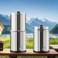 Miniatyrbild 5 av 5: Gravitationsmatat vattenfilter, 2,25 gallon, 2 kolfilter, kran