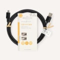 Miniatyrbillede 3 af 3: USB-kabel | USB 2.0 | USB-A Han | Mini 5-Pin Han | 480 Mbps | Nikkelplateret | 2.00 m | Runde | PVC | Sort | Label