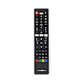 Miniatyrbillede 1 af 2: Erstatnings Fjernbetjening | Egnet til: TCL/Thomson | Fast | 1 Enhed | Amazon Prime / Netflix-knap / Youtube-knap | Infrarød | Sort