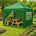 Pikkukuva 2 / 10: Garden Pavilion Teltta 3x3 m Pop-Up 4 sivuseinällä MultiGarden