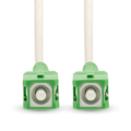 Miniatyrbild 2 av 3: Glasfiber Patch-kabel | SMF (Single Mode Phase) | SC/APC | SC/APC | 100 Gbps | 2,00 m | Vit | Presentförpackning med Eurolås