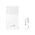 Miniatyrbild 1 av 9: Powerbank med display 10000mAh 22,5W Comet Series + USB-A - USB-C-kabel 0,3m vit