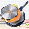 Miniatyrbild 6 av 11: Granitstekpanna 27 cm med 7 hål, non-stick, induktion