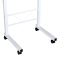 Miniatyrbillede 10 af 10: Sidebord Højdejusterbart Sofabord Mobilt Ende Skrivebord Hjul Bremser C-Bord Spånplade Stål Flerfarvet