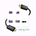 Pikkukuva 6 / 6: DisplayPort - HDMI 4K HDR 3D -kaapeli, 3 m, musta
