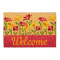 Miniatyrbild 1 av 7: Dörrmatta kokosfiber ”Welcome” blommor