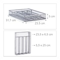 Miniatyrbillede 4 af 6: Bestikbakke i metal M