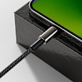 Miniatyrbillede 8 af 9: Kabel til iPhone USB-C - Lynhurtig opladning 20W 1m - helt sort