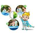 Miniatyrbillede 3 af 4: Ramme havepool 366 x 76 cm 9i1 INTEX 28212
