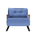 Miniatyrbild 6 av 7: 1-sits bäddsoffa Sando Single - Blå