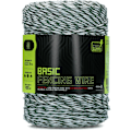 Miniatyrbillede 1 af 3: ZoneGuard 3 mm Basic hegnstråd hvid og mørkegrøn 400 m
