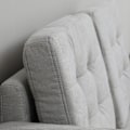 Miniatyrbillede 10 af 10: 2 pers. sofa, sofa med opbevaringsplads, polstret sofa, dobbelt sofa med fløjlslook til stue, soveværelse, 117x 62 x 78 cm