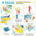 Miniatyrbillede 5 af 5: Baby Sky Jumperoo med justerbare højder & legetøj & spilleboks rollator lyseblå